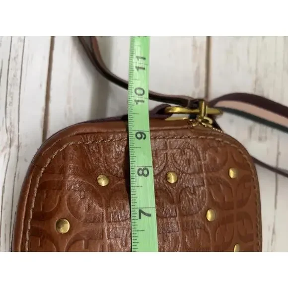Fossil Elle Silhouette Tooled Leather Crossbody Purse